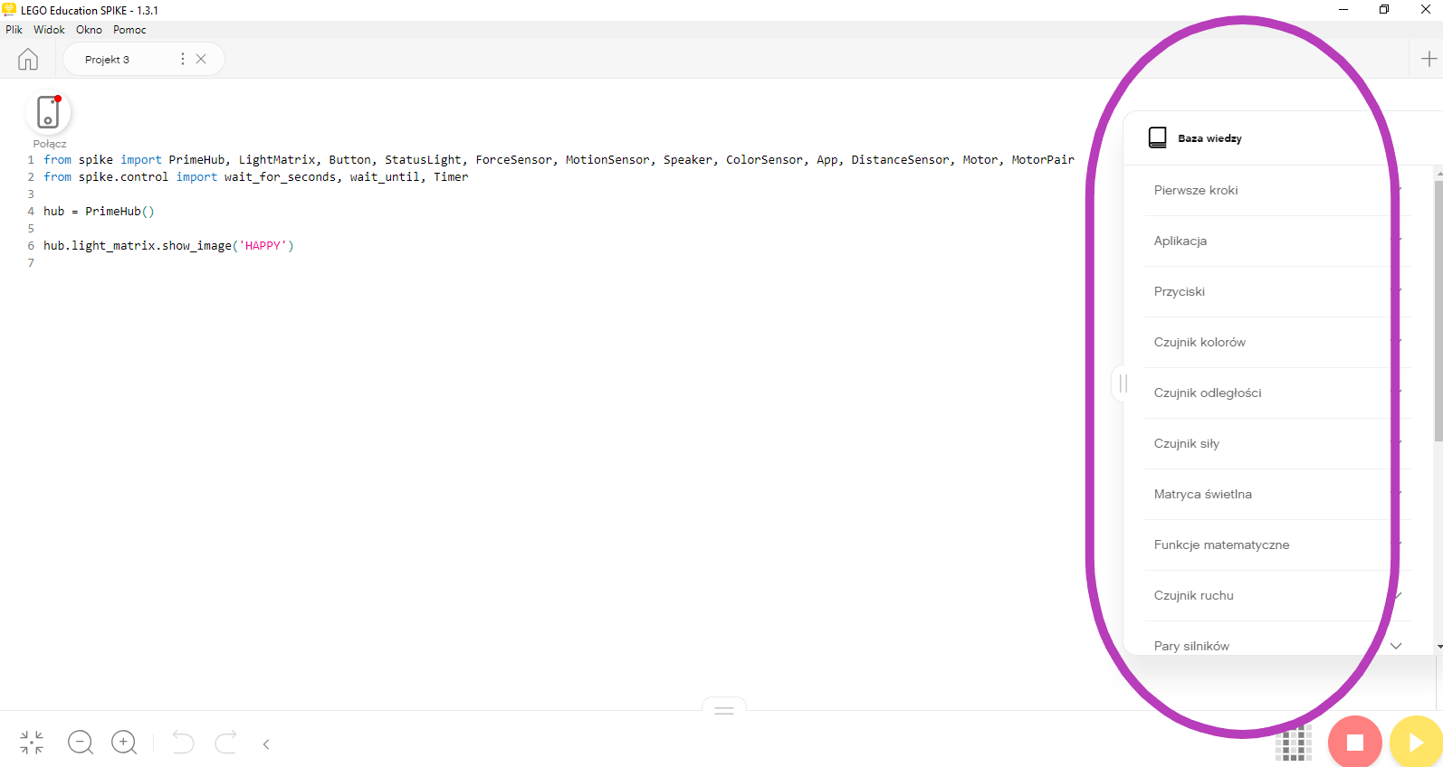 blog Python w aplikacji SPIKE Prime